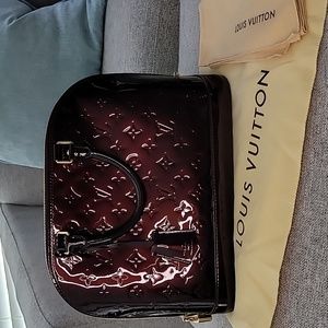 Louis Vuitton Handbag Monogram Vernis Alma PM M91611 Amaranto